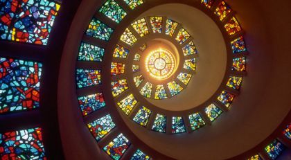 Как изготовить витражное окно?