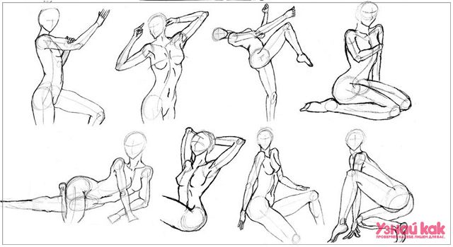 Как научиться рисовать человека карандашом? 