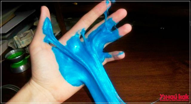 Как сделать лизуна (жидкого)?