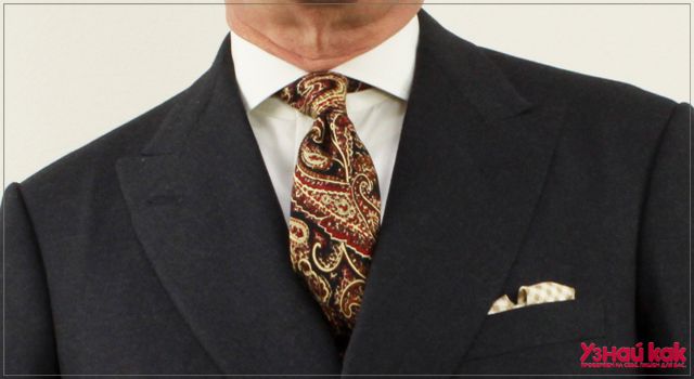 Как завязывать узел галстука?