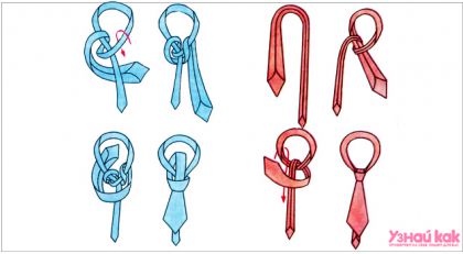 Как завязать галстук (в картинках)? 