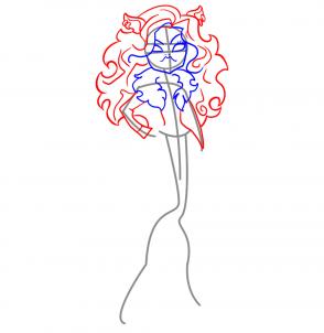 как рисовать Клодин Вульф из монстр хай