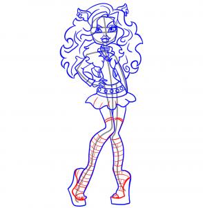 как нарисовать клодин вульф скариж